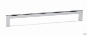 Poignée de meuble allongée U 0056160 Chrome poli