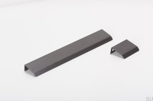 Poignée de meuble Curve 128 Edge Gris métal