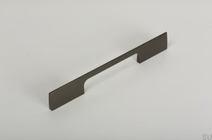 Poignée de meuble rectangulaire Peak 250 Aluminium argent
