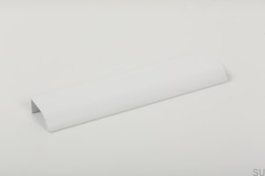 Poignée de meuble Ona 128 Edge Aluminium blanc
