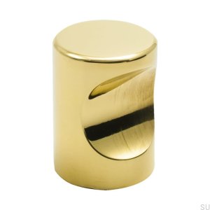 Bouton de meuble Haga Or Laiton Poli Laqué