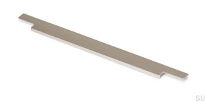 Bord de meuble poignée de meuble Linéaire 448 Aluminium Argent
