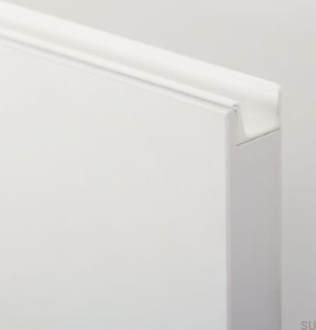 Poignée pour chant de meuble Jey2 397 Aluminium Blanc Mat