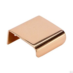 Poignée de meuble Edge Lip 40 Cuivre poli