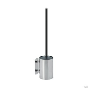 Brosse de toilette, chrome poli