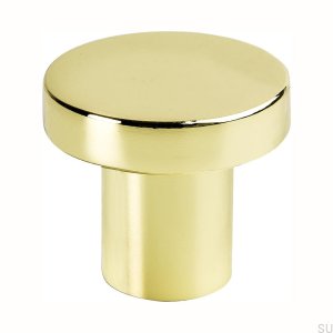 Bouton de meuble 2078 métal poli doré