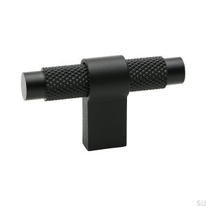 Poignée de meuble T-Bar Pitch Metal Black matt