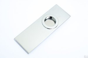 Poignée encastrée pour portes coulissantes 170 Silver Chrome