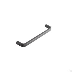 Base 160 poignée de meuble oblongue gris antique