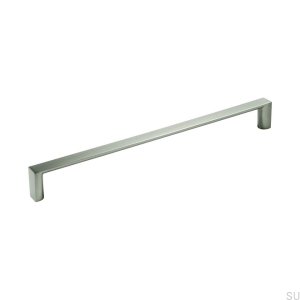 Poignée de meuble allongée 735 224 Laqué argent