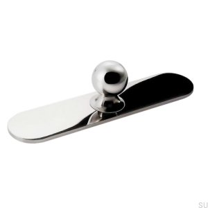 Bouton de meuble Art Déco 11 Laiton chromé