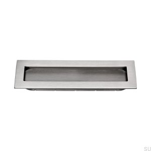 Poignée de meuble encastrée 512160 Argent brossé