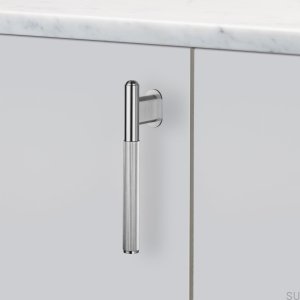 Poignée de meuble L-Bar Steel Silver