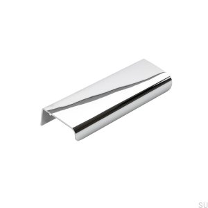 Poignée de meuble Edge Lip 120 Silver Chrome poli