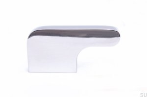 Poignée de meuble Soft Cut 55 Acier inoxydable poli