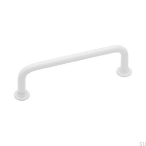 Poignée de meuble allongée 1353 96 White Metal
