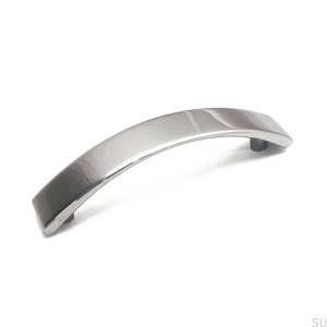 Poignée de meuble allongée 7683128 Chrome poli