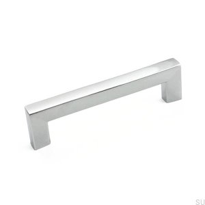 Poignée de meuble allongée 7471 128 Chrome poli