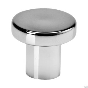 Bouton de Meuble 2078 Métal Argent Chrome
