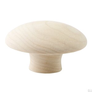 Bouton de meuble Mushroom-50 Bouleau en bois