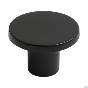 Bouton de meuble Como Métal Noir mat