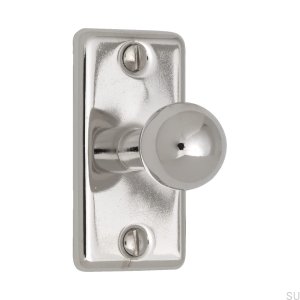 Bouton de meuble 5320 nickel poli argent