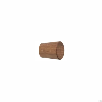 Bouton de meuble Simple Cone Bois Chêne Incolore Semi-mat