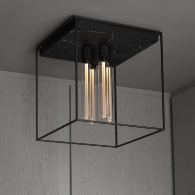Lampa sufitowa Caged Ceiling 4.0 Czarny Marmur 