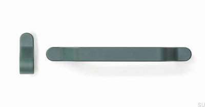 Poignée de meuble allongée Belt 160 Metal Green