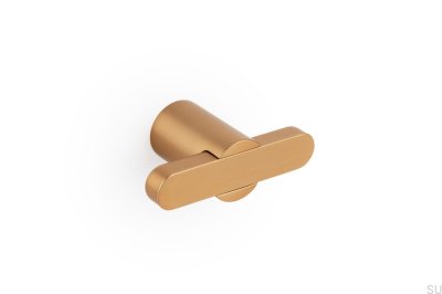  Bouton de meuble T-Bar Fusion Gold Brushed Cava