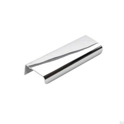 Poignée de meuble Edge Lip 120 Silver Chrome poli