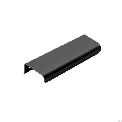 Puxador de móvel rebordo Lip 120 Metal Black Matt