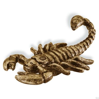 Bouton de meuble Krok Scorpion Bronze antique