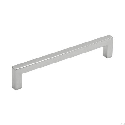Poignée de meuble allongée 0143 192 Argent Brossé (aspect inox)