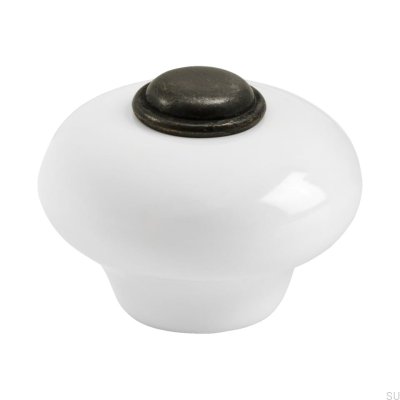 Bouton de meuble 409 Porcelaine antique