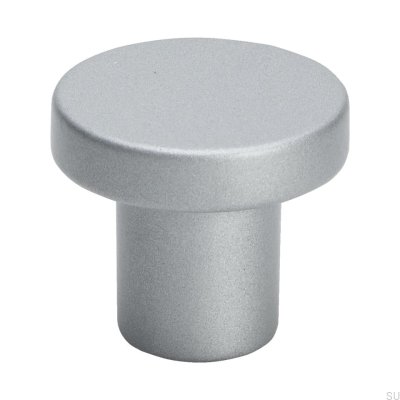 Bouton de Meuble 2078 Métal Argenté (Aspect Aluminium)