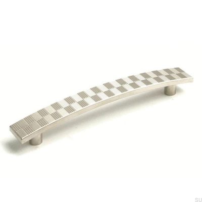 Poignée de meuble longue 7191 128 Nickel brossé