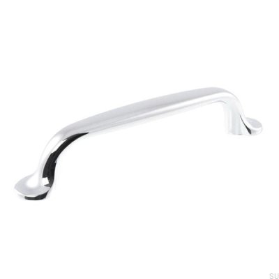 Poignée de meuble allongée 7032 96 Chrome poli