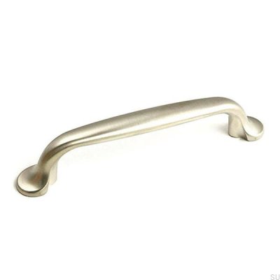 Poignée de meuble allongée 7032 96 Nickel brossé