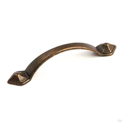 Poignée de meuble allongée 6598 Bronze antique