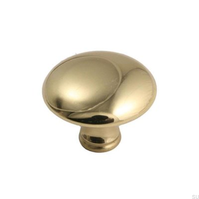 Bouton de meuble 3540 laqué or poli