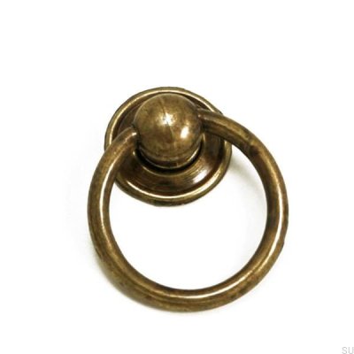 Poignée de meuble ronde 5210 48 Bronze antique
