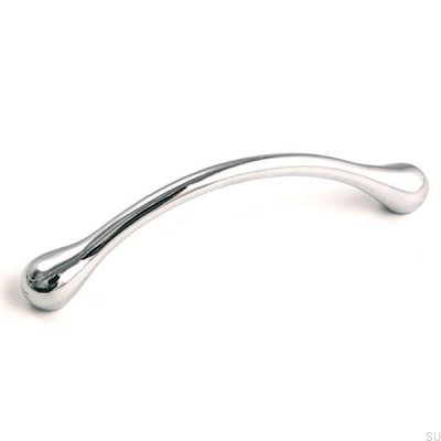 Poignée de meuble allongée 4446 96 Chrome poli