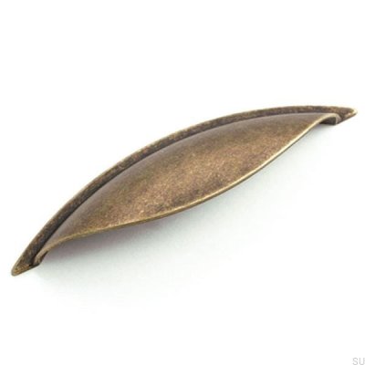 Poignée de meuble allongée 3940 Bronze antique
