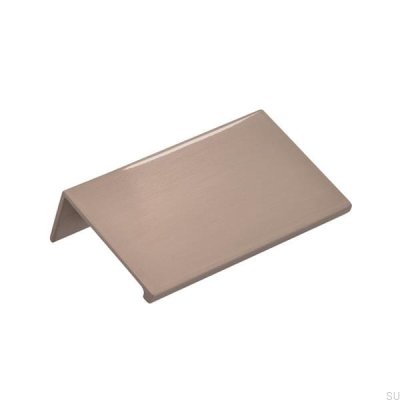 Poignée de bord de meuble 2446 Nickel brossé