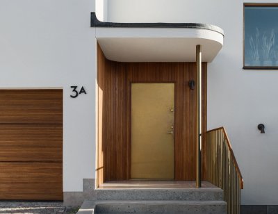 Numéro de maison moderne petit numéro 1 Aluminium