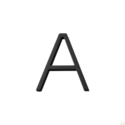 Numérotation maison minuscule A Aluminium