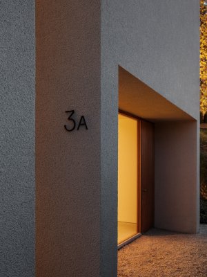 Numéro de maison petit chiffre 3 Aluminium