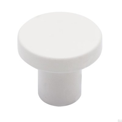 Bouton de Meuble 2078 Métal Blanc Mat