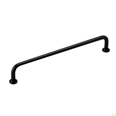 Poignée de meuble oblong 1353 192 Métal noir